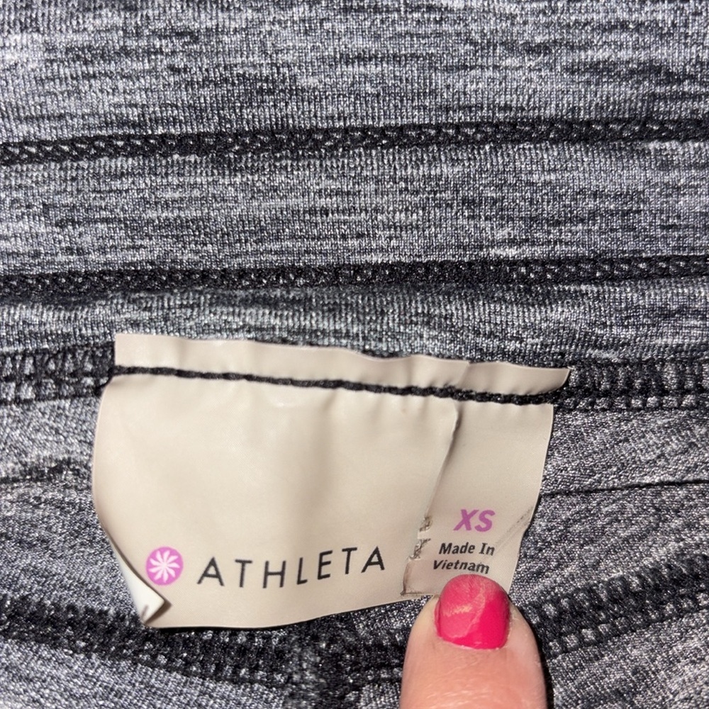 Athleta Metro Spacedye Pull on Jogger Size XS Black Heather - Picture 10 of 11